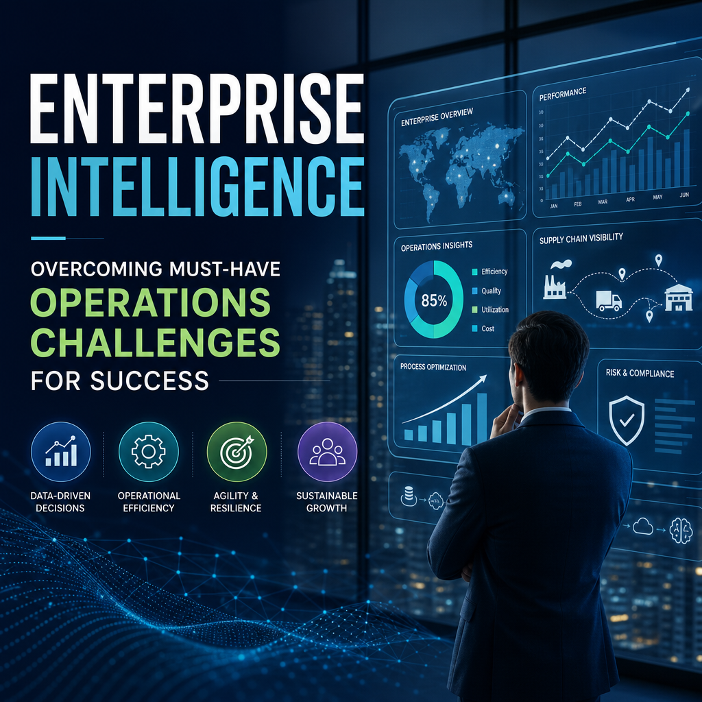 Illustration of Enterprise Intelligence: Overcoming Must-Have Operations Challenges for Success