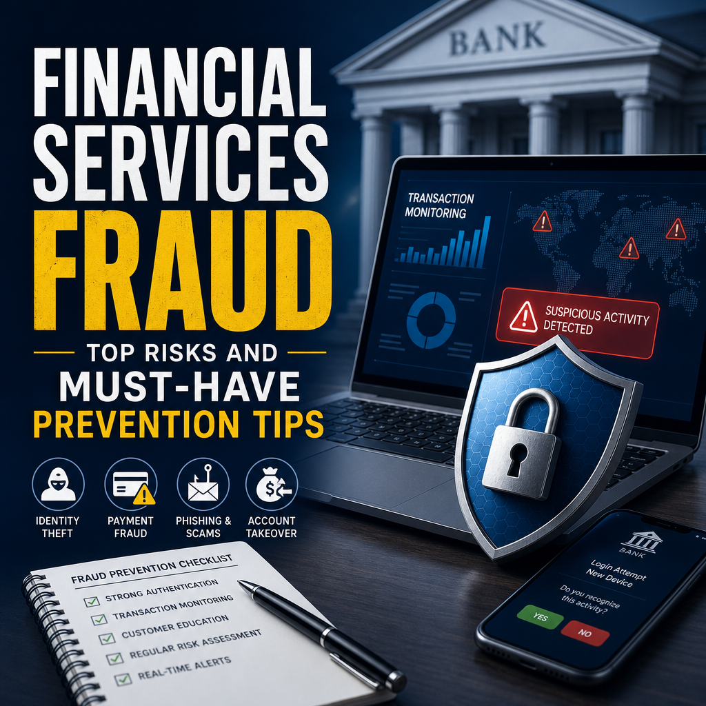 Illustration of Financial Services Fraud: Top Risks and Must-Have Prevention Tips
