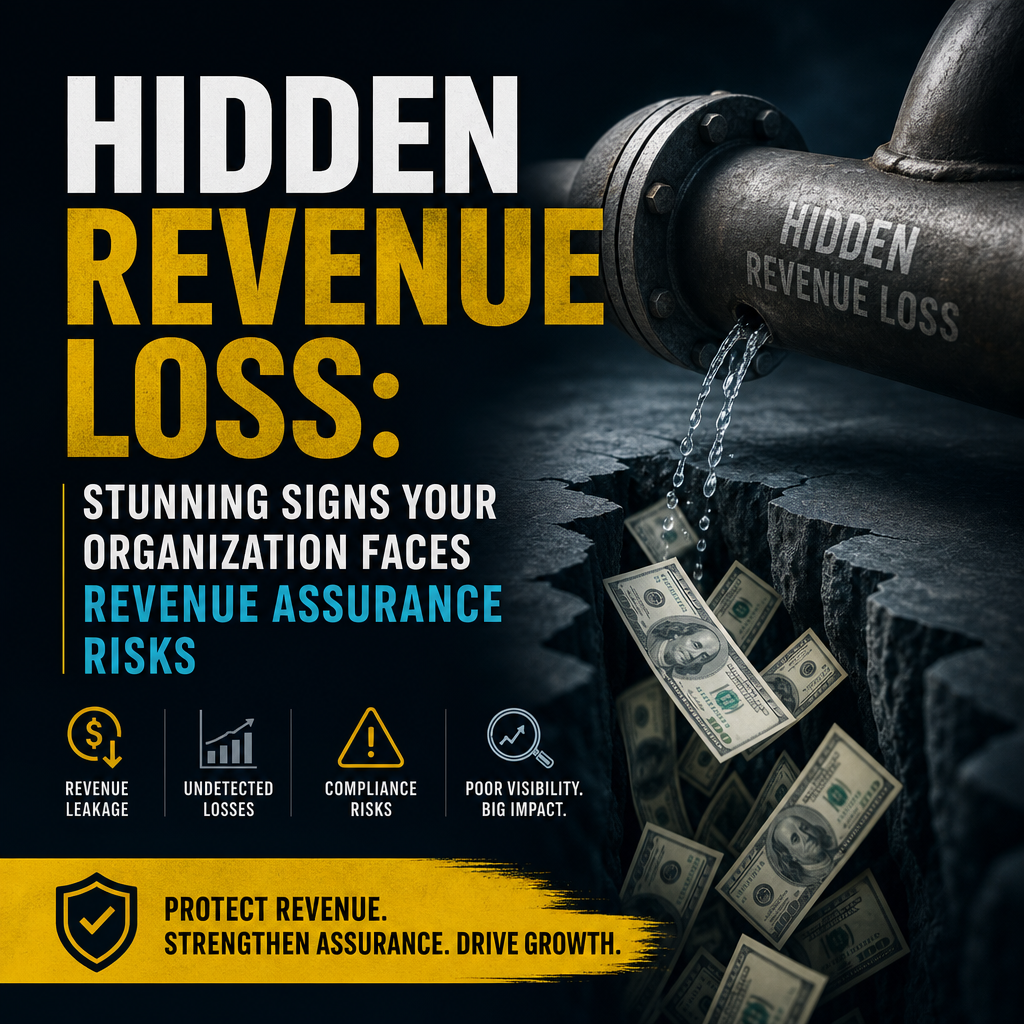 Illustration of Hidden Revenue Loss: Stunning Signs Your Organization Faces Revenue Assurance Risks
