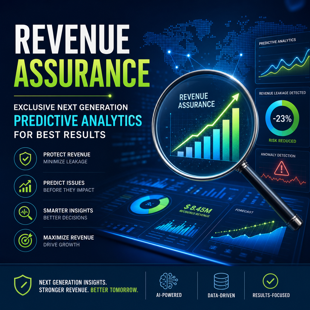 Illustration of Revenue Assurance: Exclusive Next Generation Predictive Analytics for Best Results