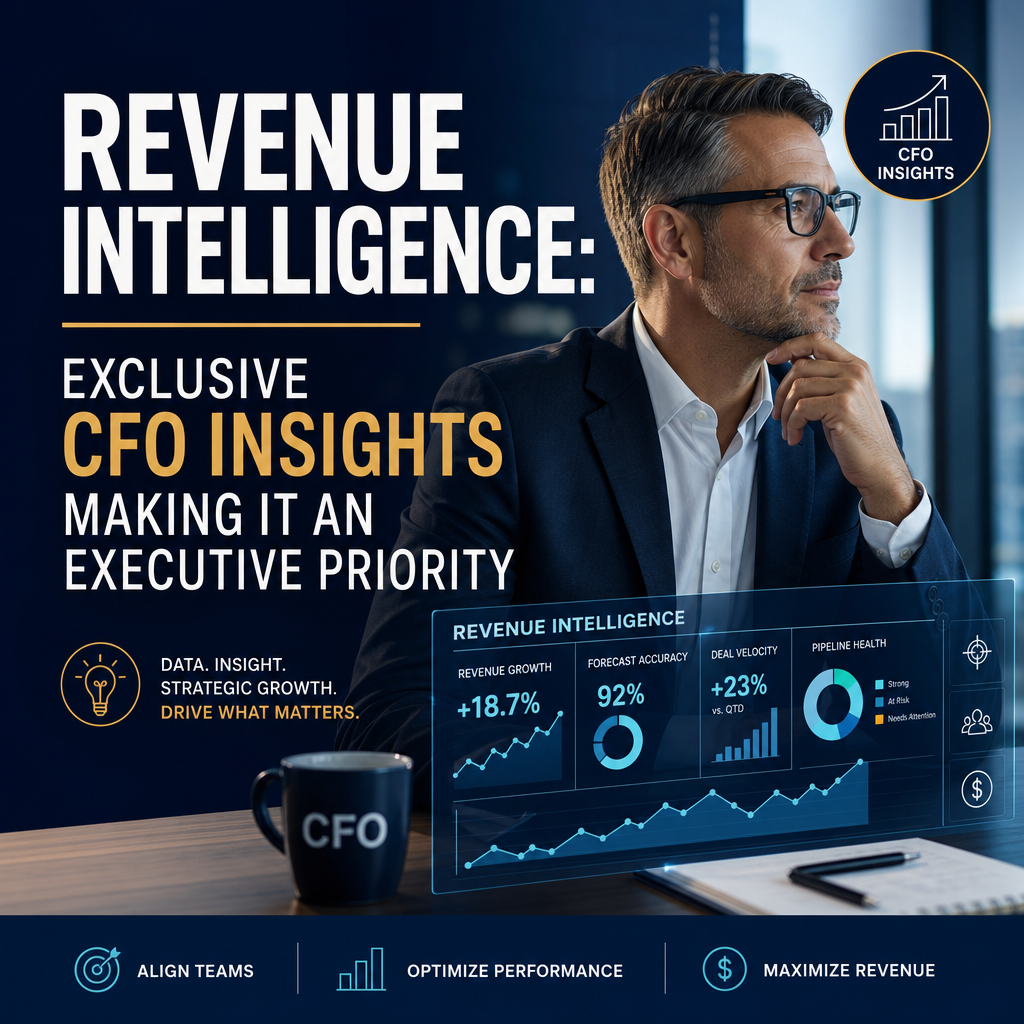 Illustration of Revenue Intelligence: Exclusive CFO Insights Making It an Executive Priority