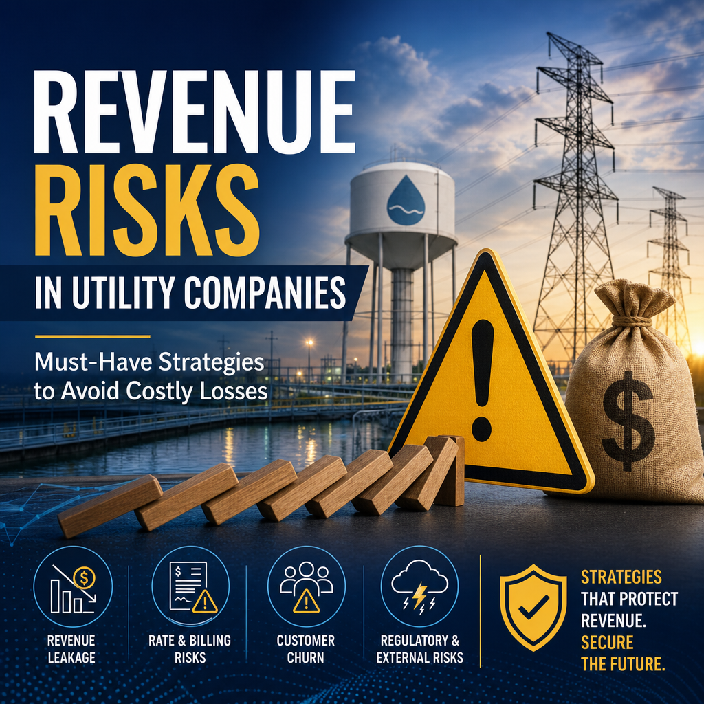 Illustration of Revenue Risks in Utility Companies: Must-Have Strategies to Avoid Costly Losses