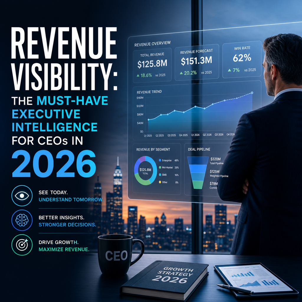 Illustration of Revenue Visibility: The Must-Have Executive Intelligence for CEOs in 2026