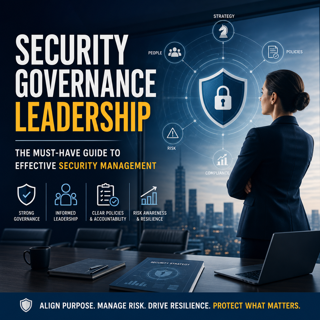 Illustration of Security Governance Leadership: The Must-Have Guide to Effective Security Management