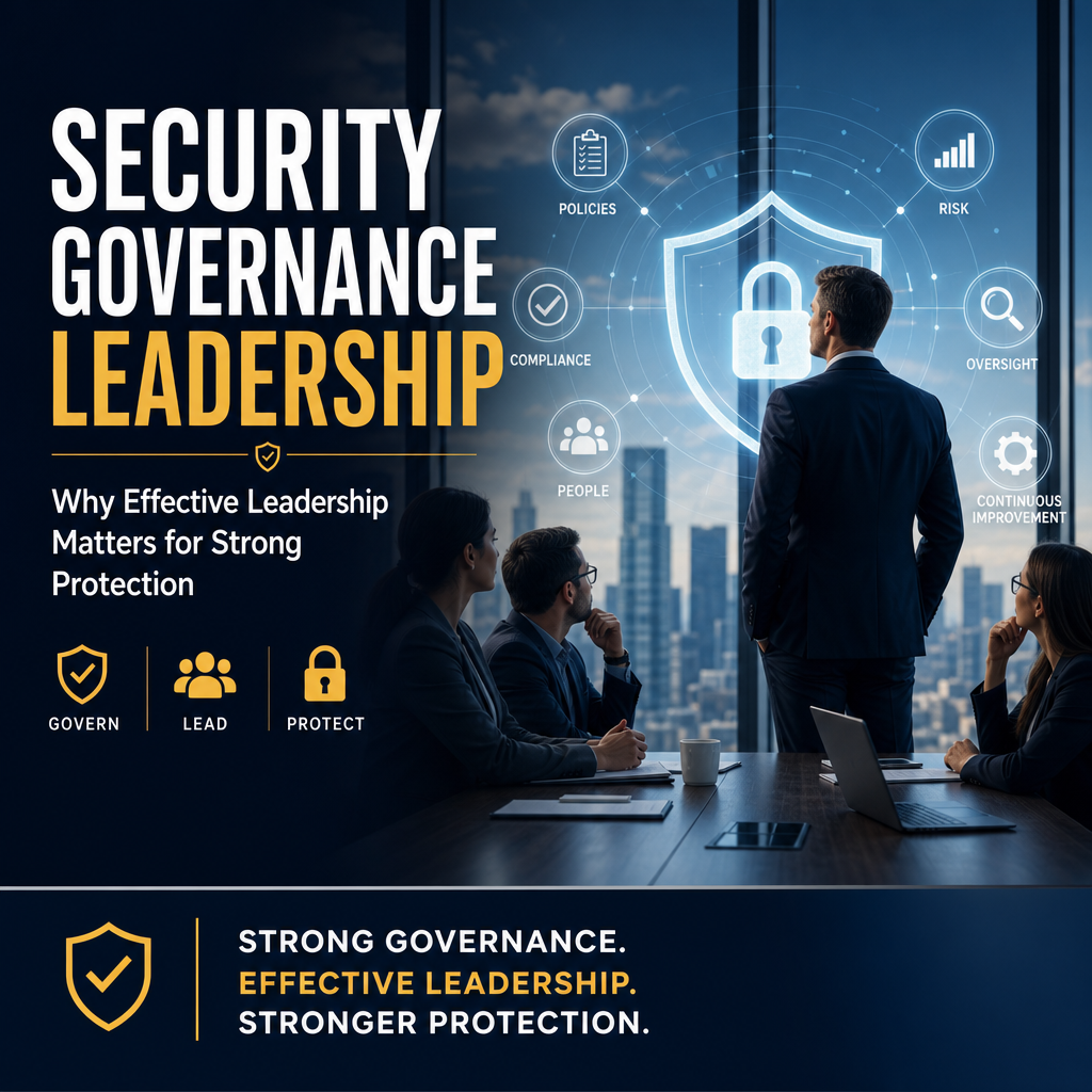 Illustration of Security Governance Leadership: Why Effective Leadership Matters for Strong Protection