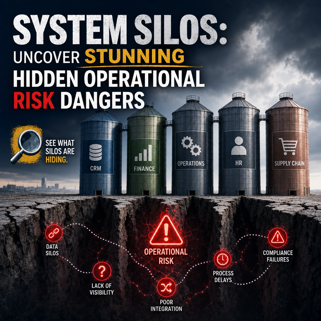 Illustration of System Silos: Uncover Stunning Hidden Operational Risk Dangers