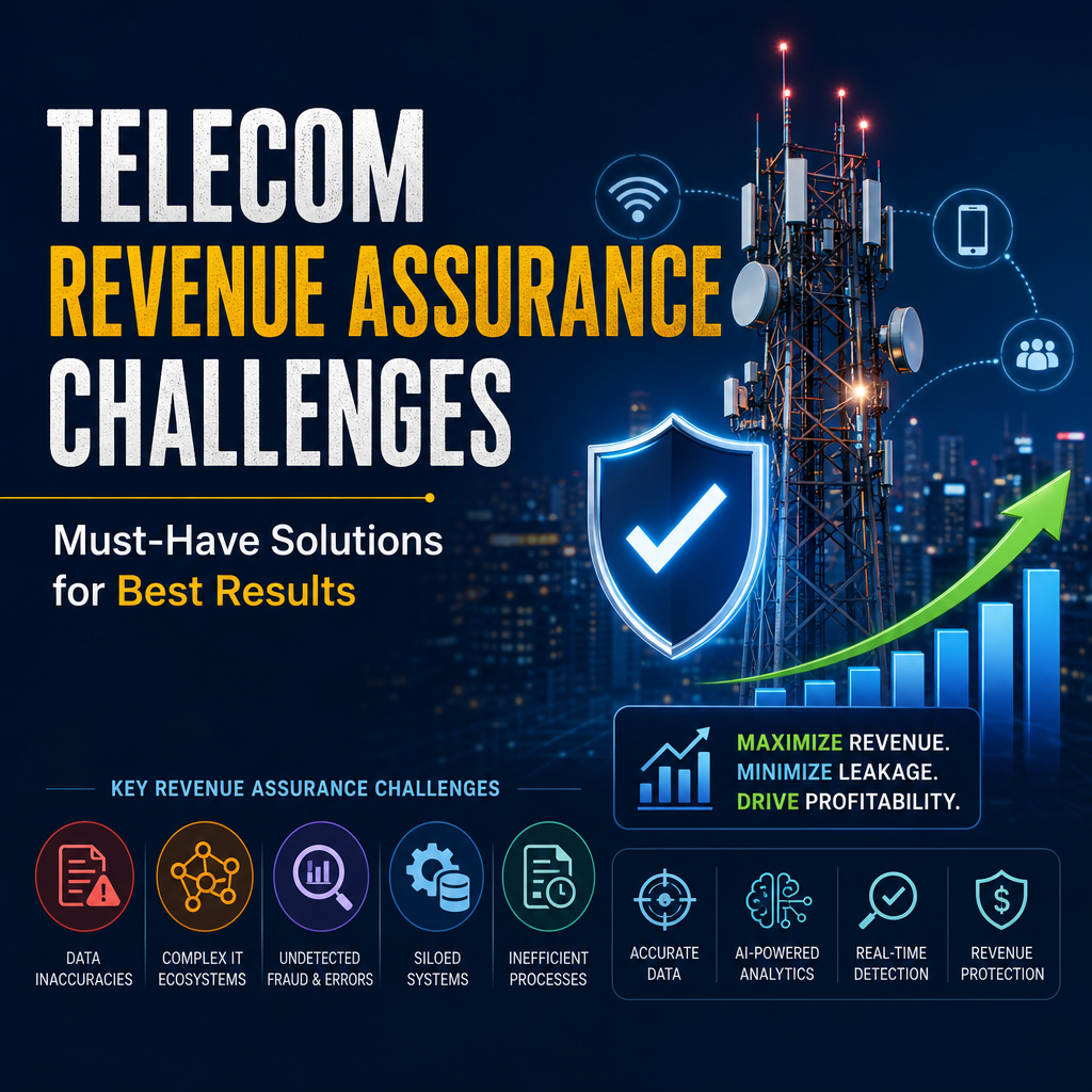 Illustration of Telecom Revenue Assurance Challenges: Must-Have Solutions for Best Results