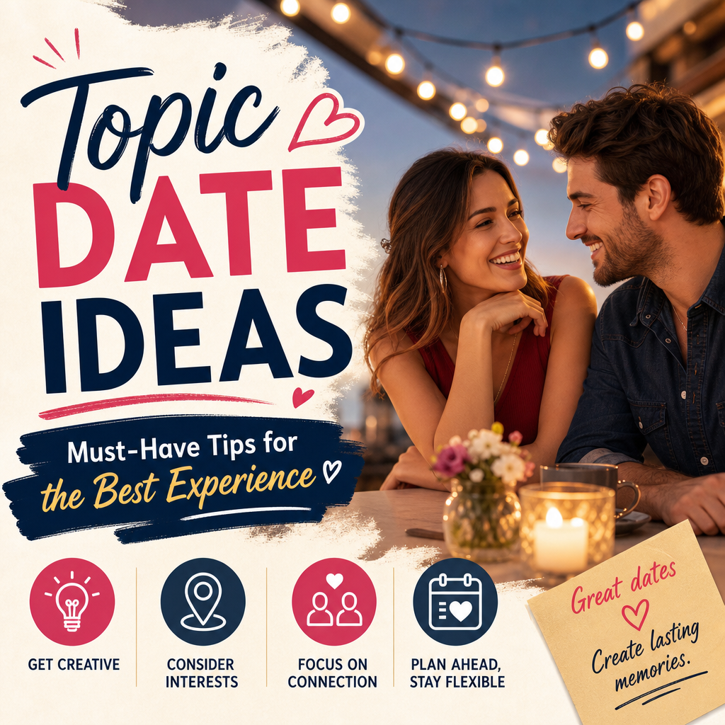 Illustration of Topic Date Ideas: Must-Have Tips for the Best Experience