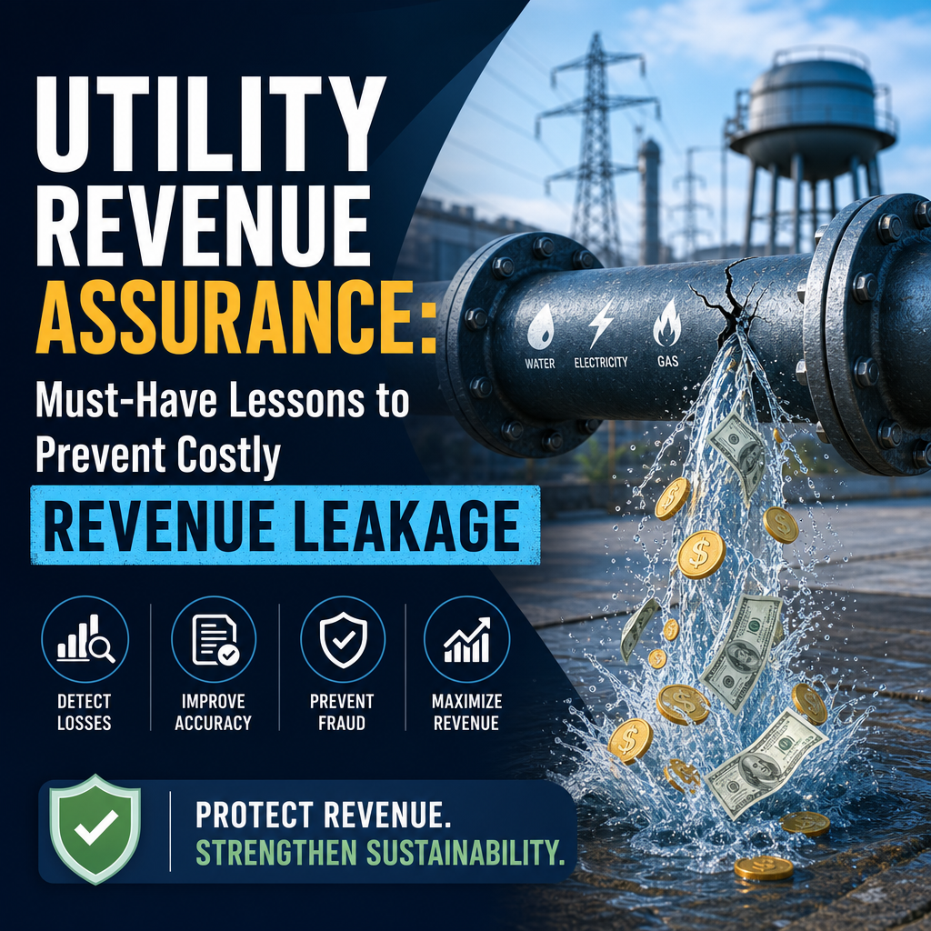 Illustration of Utility Revenue Assurance: Must-Have Lessons to Prevent Costly Revenue Leakage